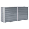 Vidaxl fioriera raccolta 160x40x77 cm grigio in acciaio zincato