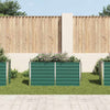 Vidaxl plantenbak verhoogd 160x40x77 cm gegalvaniseerd staal groen