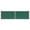 Vidaxl Planning Box elevado 160x40x45 cm de acero galvanizado verde