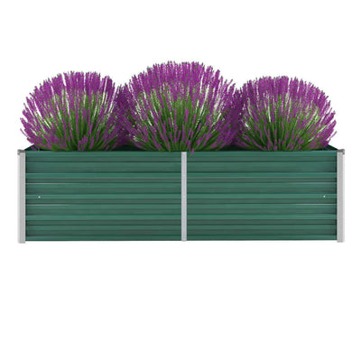 Scatola di pianificazione Vidaxl raccolta da 160x40x45 cm in acciaio zincato