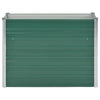 Vidaxl plantenbak verhoogd 100x40x77 cm gegalvaniseerd staal groen