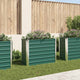 Plantador Vidaxl Insentado 100x40x77 cm de acero galvanizado verde