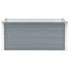 Vidaxl plantenbak verhoogd 100x40x45 cm gegalvaniseerd staal grijs