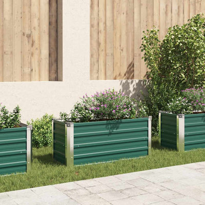 Vidaxl fioriera inserto 100x40x45 cm in acciaio zincato