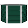 Vidaxl fioriera raccolta 129x129x77 cm in acciaio zincato