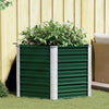 Vidaxl fioriera raccolta 129x129x77 cm in acciaio zincato
