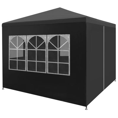 Vidaxl PartyTent 3x3 M antracite -colorato