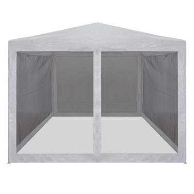 Tenda per feste Vidaxl con 4 pareti laterali a mezza 3x3 m