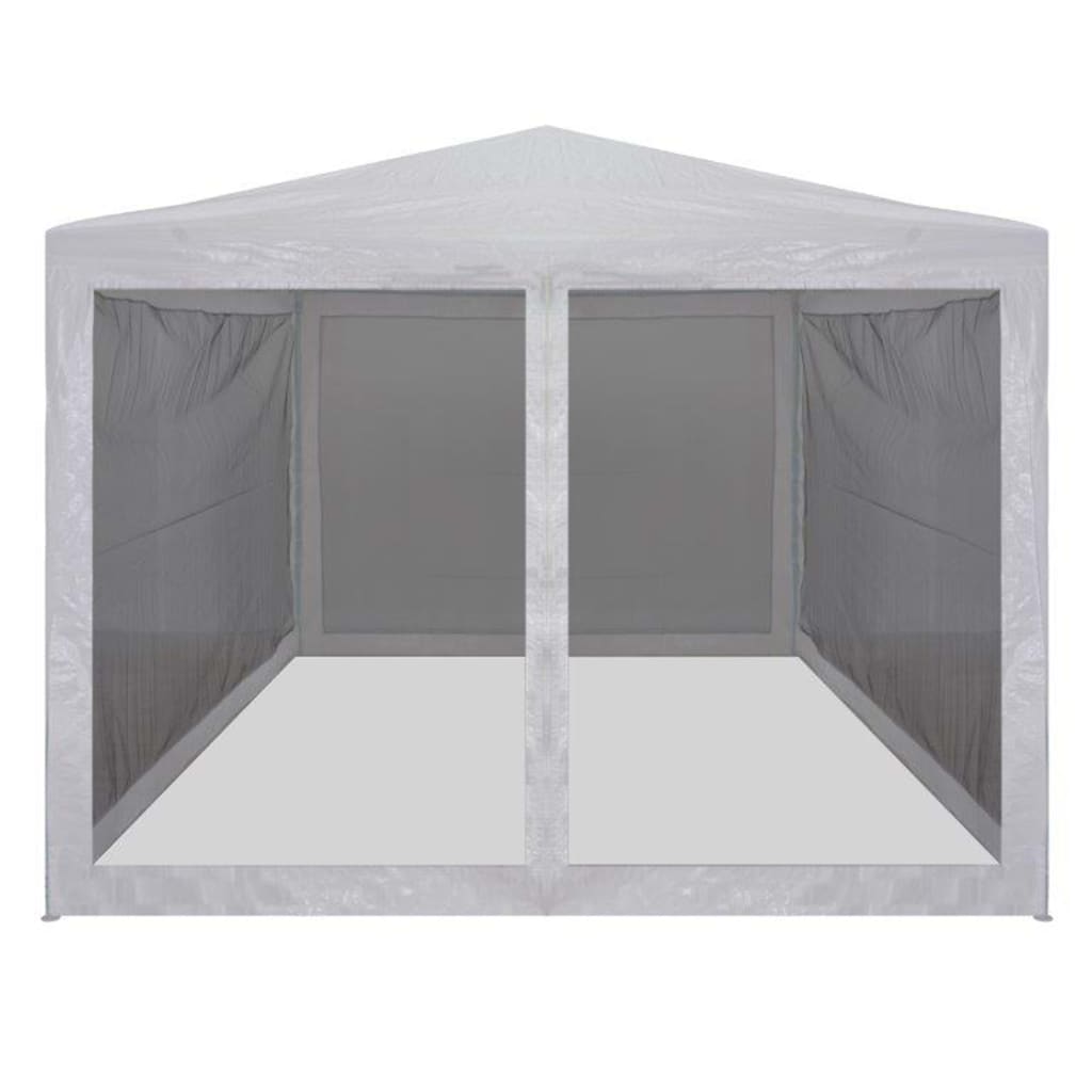 Tenda per feste Vidaxl con 4 pareti laterali a mezza 3x3 m