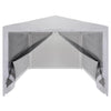 Tienda de fiesta Vidaxl con 4 paredes laterales de malla 3x3 m