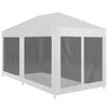 Vidaxl partytent met 6 mesh zijwanden 6x3 m