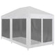 Tienda de fiesta Vidaxl con 6 paredes laterales de malla 6x3 m