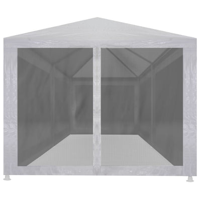 Tenda da festa Vidaxl con 6 pareti laterali a maglie 6x3 m