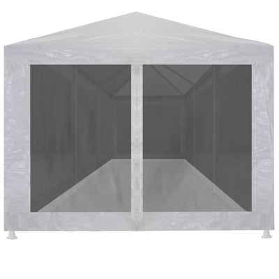 Tenda per feste Vidaxl con 8 pareti laterali a rete 9x3 m
