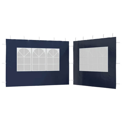 Pareti della tenda Vidaxl con finestra PE 2 PC