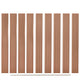 Tableros de cerca de reemplazo de Vidaxl 9 PCS 170 cm HKC Brown