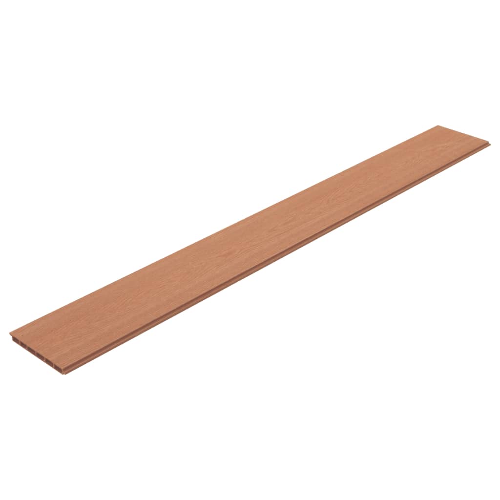 Tableros de cerca de reemplazo de Vidaxl 9 PCS 170 cm HKC Brown