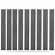 Tableros de cerca de reemplazo de Vidaxl 9 PCS 170 cm HKC Gray