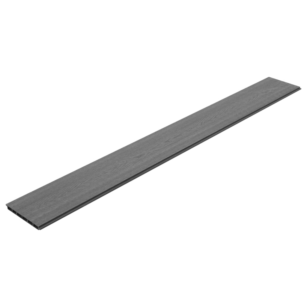 Schede di recinzione di sostituzione Vidaxl 9 pezzi 170 cm HKC GRIGIONE