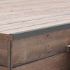 Tablas de sonodering Vidaxl Terrace Corner 5 PCS 170 cm HKC Gray