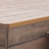 Vidaxl Terrace Angolo Schemi di battiscopa 5 ST 170 cm in teak HKC colorato