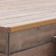 Vidaxl terras hoekplinten 5 st 170 cm hkc teakkleurig