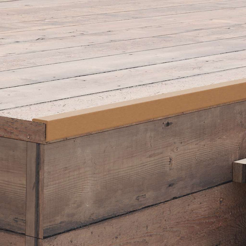Vidaxl Terrace Angolo Schemi di battiscopa 5 ST 170 cm in teak HKC colorato