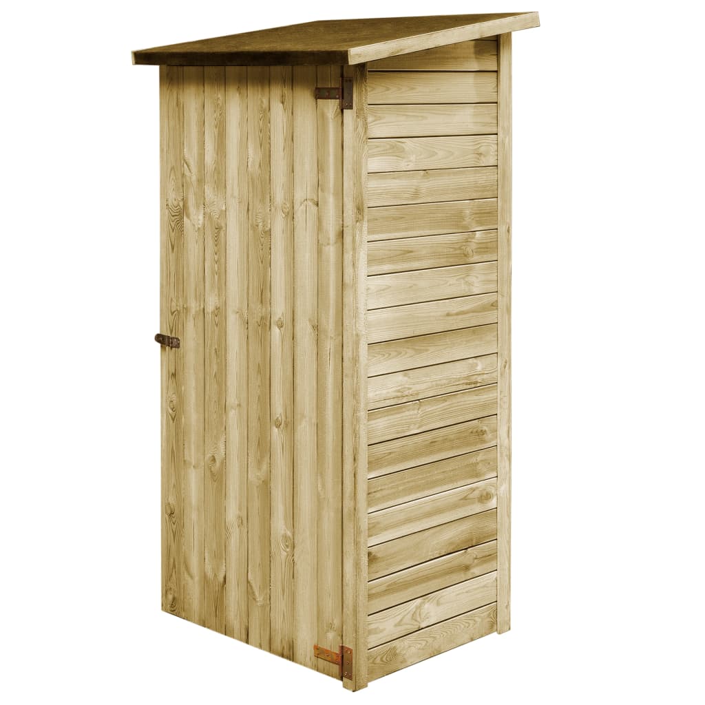 Vidaxl Tool Shed 88x76x175 cm de madera de pino impregnada