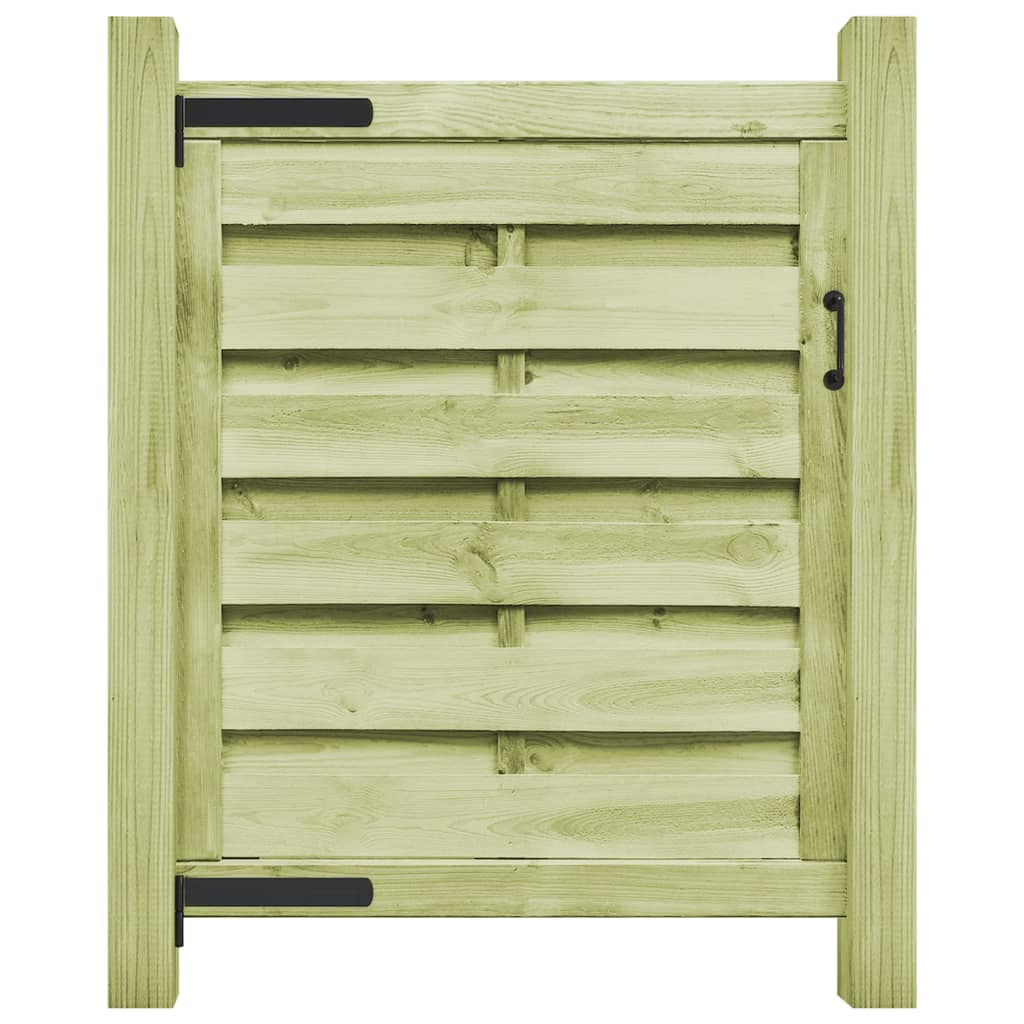 Vidaxl Poort 100x100 cm Green de madera de pino impregnada