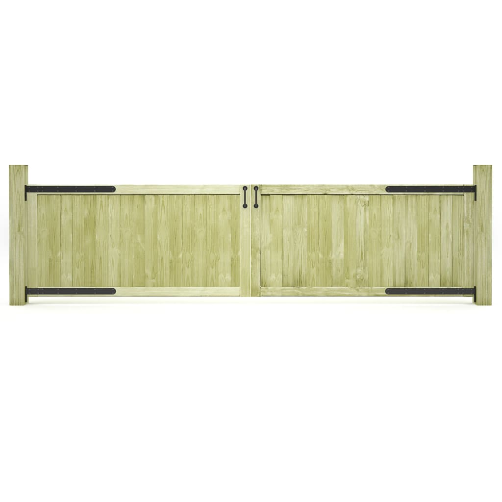 PORTS VIDAXL 2 PCS 300x75 cm Pine impregnato