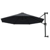 Parasol de pared Vidaxl con poste de metal 300 cm de antracita