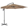Parasol flotante de Vidaxl con topo de acero de 300 cm