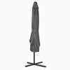 Parasol Vidaxl con poste de acero 250x250 cm antracita