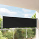 Pantalla de jardín Vidaxl extensible 100x300 cm negro