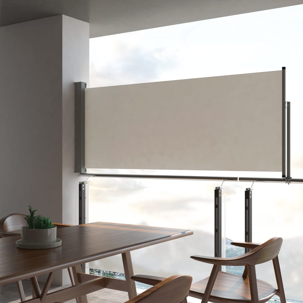 Vidaxl Garden Screen Extendable 100x300 CM Cream -Colores