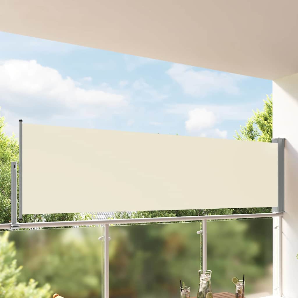 Vidaxl Garden Screen Extendable 100x300 CM Cream -Colores