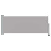 Pantalla de jardín Vidaxl extensible 100x300 cm de gris