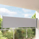 Pantalla de jardín Vidaxl extensible 100x300 cm de gris