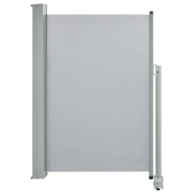 Schermata del giardino Vidaxl estendibile 120x300 cm grigio