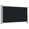 Pantalla de jardín Vidaxl extensible 140x300 cm Negro