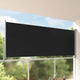 Pantalla de jardín Vidaxl extensible 140x300 cm Negro
