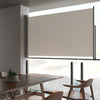 Vidaxl tuinscherm uittrekbaar 140x300 cm crèmekleurig