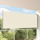 Pantalla de jardín Vidaxl extensible a 140x300 cm de crema -cocinera