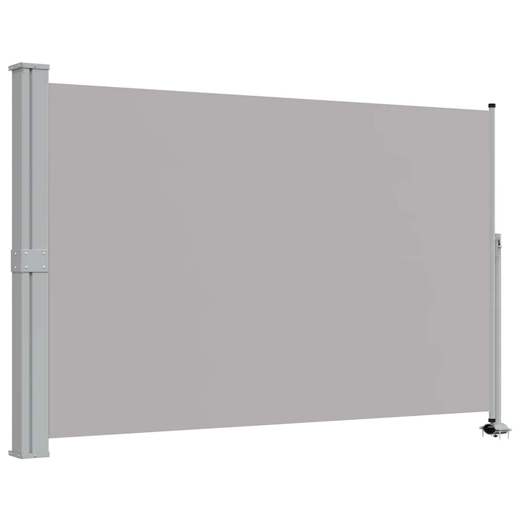 Pantalla de jardín Vidaxl extensible 160x300 cm de gris