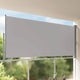 Pantalla de jardín Vidaxl extensible 160x300 cm de gris
