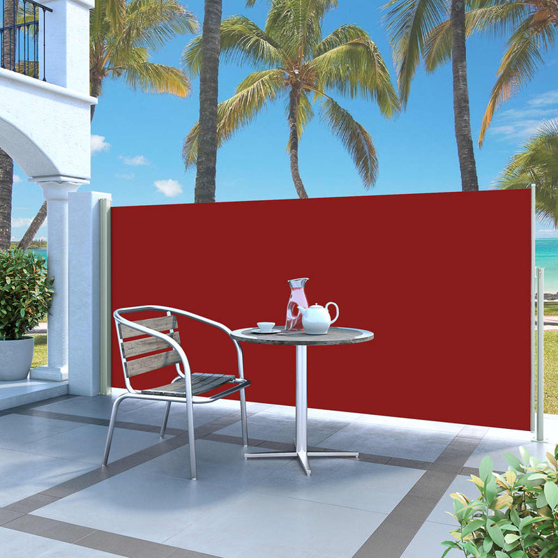 Parabrisas Vidaxl extensible 140x300 cm rojo