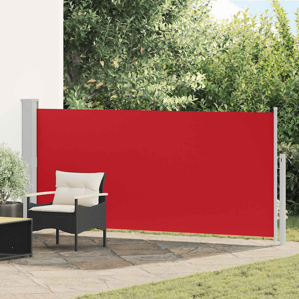 Parabrisas Vidaxl extensible 140x300 cm rojo
