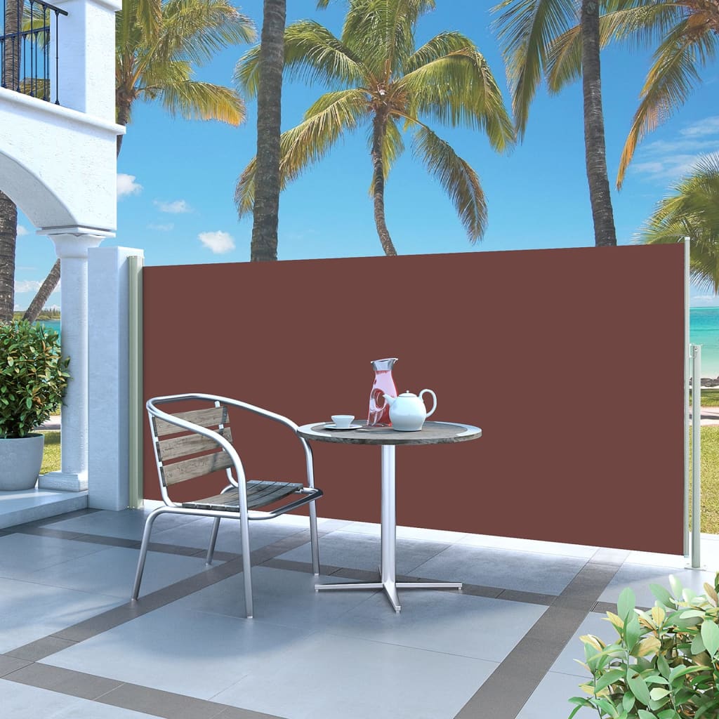 Parabrisas Vidaxl extensible 140x300 cm marrón