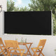 Parabrisas Vidaxl extensible 120x300 cm negro
