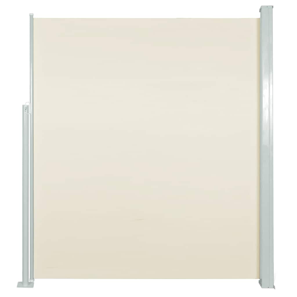 Vidaxl parabrezza estendibile 120x300 cm crema